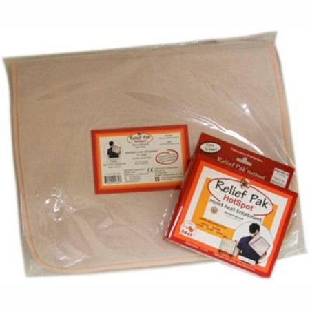 FABRICATION ENTERPRISES Relief Pak® HotSpot Moist Heat Pack and Cover Set, Standard Pack with Foam-Filled Cover, 12/PK 11-1300-12